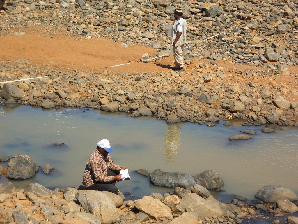 River discharge measurement
